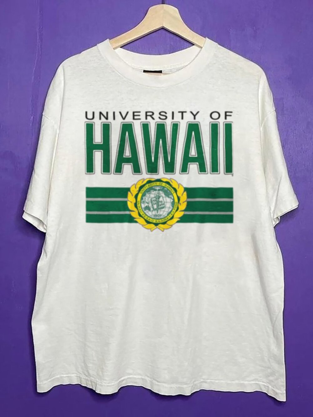 Vintage 90s University of Hawaiʻi Crewneck Shirt, Retro Hawaiʻi Men Women Shirt